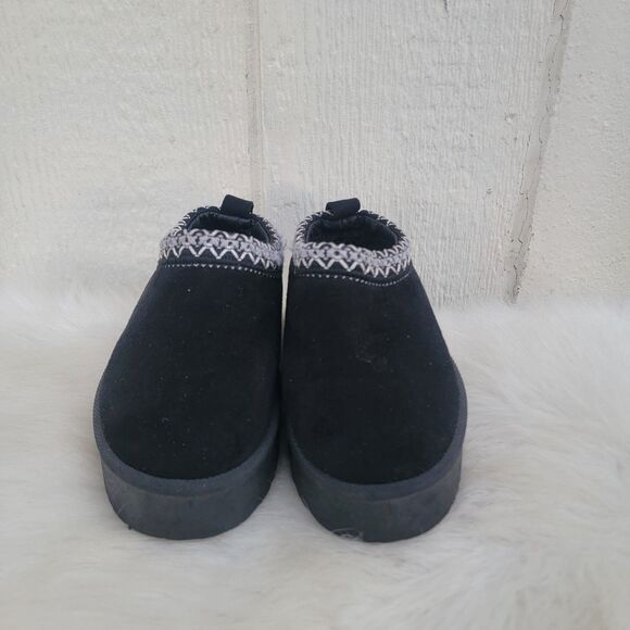 Mudd story chunky sole black slip on shoes mules girls size 11 - Picture 2 of 6